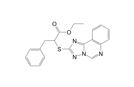 3-Phenyl-2-([1,2,4]triazolo[1,5-c]quinazoline-2-ylthio)propionic Acid Ethyl Ester