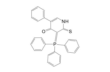4(1H)-Pyridinone, 2,3-dihydro-5-phenyl-2-thioxo-3-(triphenylphosphoranylidene)-