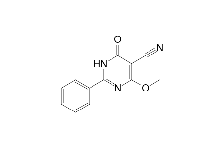5-Cyano-6-methoxy-4-oxo-2-phenyl-3,4-dihydropyrimidine