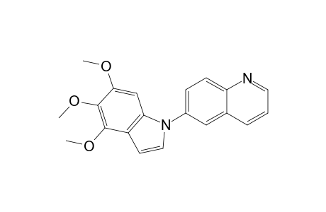 6-(4,5,6-trimethoxy-indol-1-yl)-quinoline