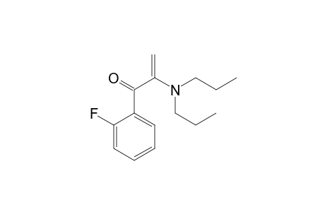 2-Dipropylamino-1-(2'-fluorophenyl)prop-2-en-1-one