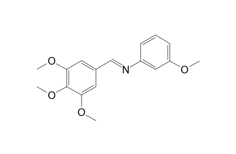 3-Methoxy-N-[(E)-(3,4,5-trimethoxyphenyl)methylidene]aniline