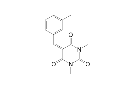 2,4,6(1H,3H,5H)-Pyrimidinetrione, 1,3-dimethyl-5-[(3-methylphenyl)methylene]-