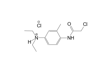 benzenaminium, 4-[(chloroacetyl)amino]-N,N-diethyl-3-methyl-, chloride