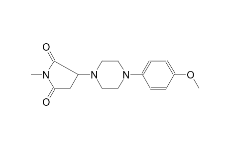 3-[4-(4-methoxyphenyl)-1-piperazinyl]-1-methyl-2,5-pyrrolidinedione