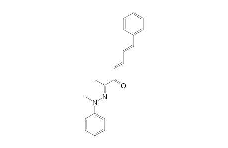 6-(2-METHYL-2-PHENYLHYDRAZONO)-1-PHENYLHEPTA-1,3-DIEN-5-ONE