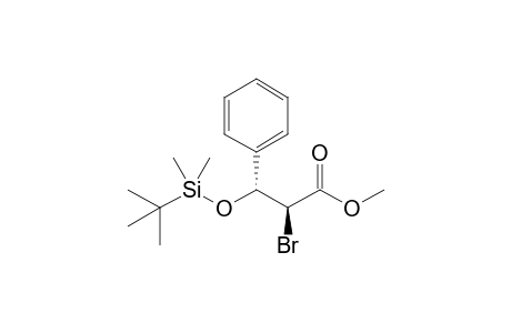 Methyl 2-Bromo-3-(tert-butyldimethylsiloxy)-3-phenylpropanoate
