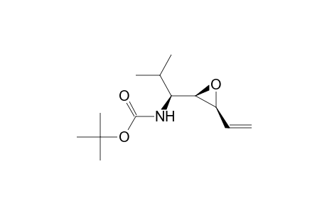 N-[(1S)-1-[(2R,3S)-3-ethenyl-2-oxiranyl]-2-methylpropyl]carbamic acid tert-butyl ester