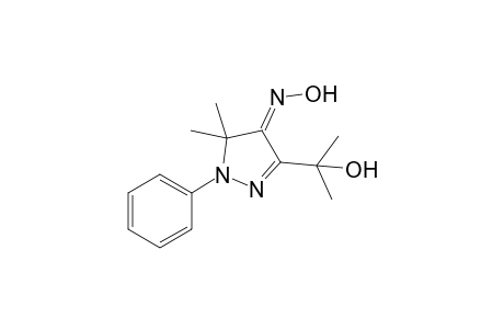 4-Hydroxyimino-3-(1-hydroxy-1-methyl)ethyl-5,5-dimethyl-1-phenyl-2-pyrazoline