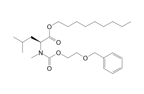 L-Leucine, N-methyl-N-(2-(benzyloxy)ethoxycarbonyl)-, nonyl ester