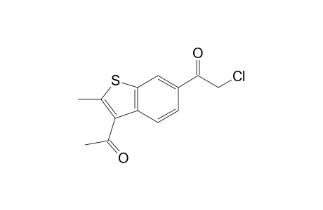 3-Acetyl-6-chloroacetyl-2-methylbenzo[b]thiophene