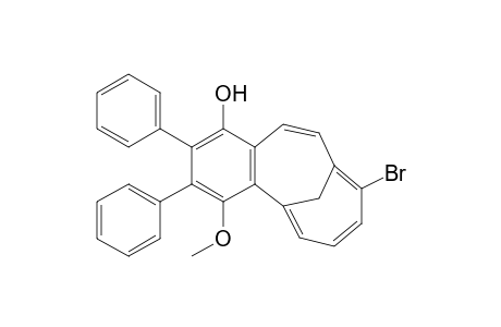 3-Methoxy-11-bromo-4,5-diphenyltricyclo[8.4.1.0(2,7)]pentadeca-1(14),2(7),3,5,8,10,12-heptaen-6-ol