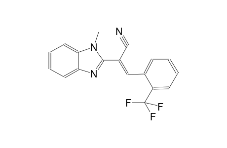 1H-benzimidazole-2-acetonitrile, 1-methyl-alpha-[[2-(trifluoromethyl)phenyl]methylene]-