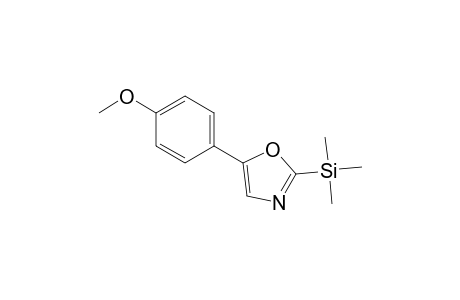 5-(p-methoxyphenyl)-2-(trimethylsilyl)-oxazole