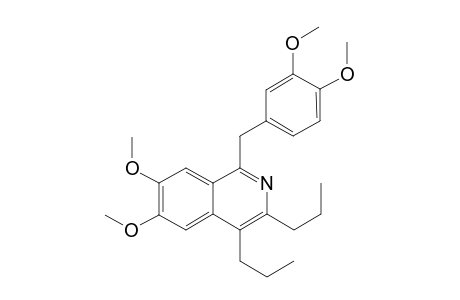 3,4-Di-n-propylpapaverine