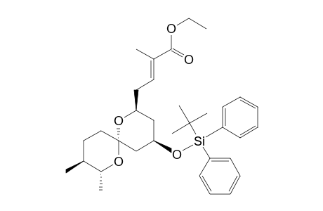 1,7-Dioxaspiro[5.5]undecane, 2-butenoic acid deriv.