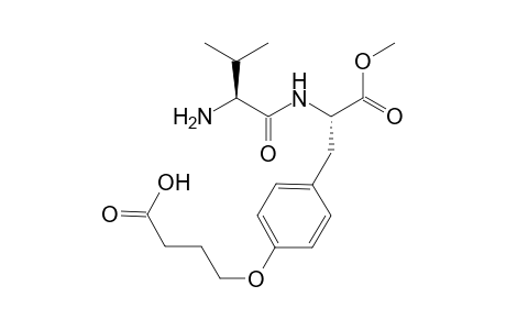 4-{4-[(S)2-((S)2-amino-3-methylbutyrylamino)-2-methoxycarbonyl-ethyl]phenoxy}-Butyric Acid