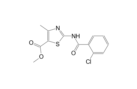 5-thiazolecarboxylic acid, 2-[(2-chlorobenzoyl)amino]-4-methyl-, methyl ester