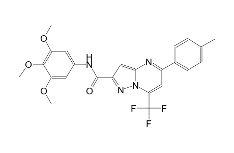 pyrazolo[1,5-a]pyrimidine-2-carboxamide, 5-(4-methylphenyl)-7-(trifluoromethyl)-N-(3,4,5-trimethoxyphenyl)-