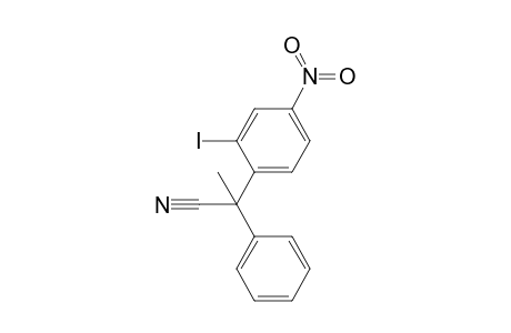 1-Cyano-1-phenyl-1-(2-iodo-4-nitrophenyl)ethane