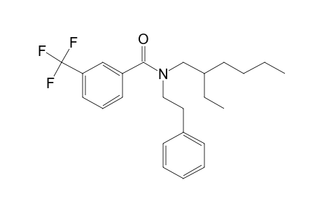 3-(Trifluoromethyl) benzamide, N-(2-phenylethyl)-N-(2-ethylhexyl)-