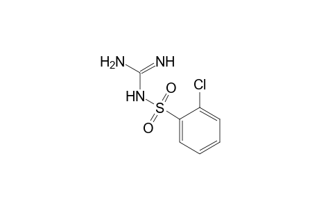 Benzenesulfonamide, N-(aminoiminomethyl)-2-chloro-