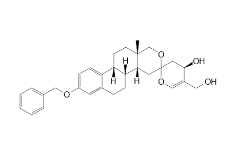 8-Benzyloxy-12a-methyloctahydropyrano[4,3-a]phenanthrene-3spiro-2'-(4'-hydroxy-5'-hydromethyldihydropyran)