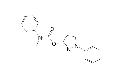 Carbamic acid, N-methyl-N-phenyl-, 4,5-dihydro-1-phenyl-1H-pyrazol-3-yl ester