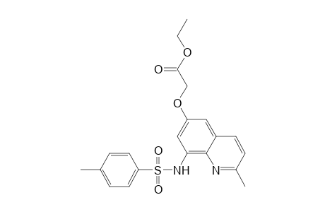 Ethyl[2'-Methyl-8'-(p-tolylsulfonyl)amino]-quinolin-6'-yloxy-acetate