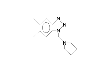 5,6-Dimethyl-1-pyrrolidinomethyl-benzotriazole