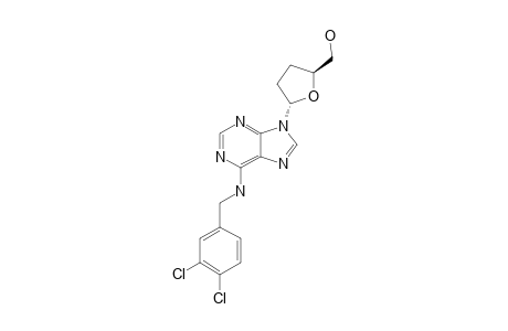 9-(2,3-DIDEOXY-ALPHA-D-GLYCERO-PENTOFURANOSYL)-6-(3,4-DICHLOROBENZYL)-AMINOPURINE