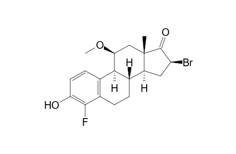 (8S,9S,11S,13S,14S,16S)-16-bromanyl-4-fluoranyl-11-methoxy-13-methyl-3-oxidanyl-7,8,9,11,12,14,15,16-octahydro-6H-cyclopenta[a]phenanthren-17-one