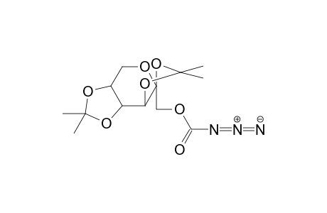 (2,3:4,5-Di-O-Iopropylidene)-.beta.-D-fructopyranose-10-azidoformate