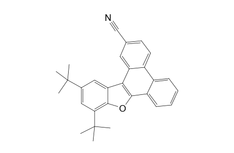 10,12-di-tert-butylphenanthro[9,10-b]benzofuran-2-carbonitrile