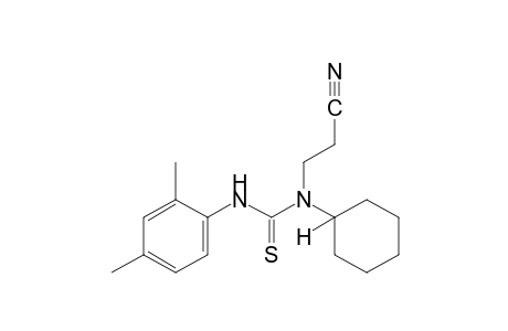 1-(2-cyanoethyl)-1-cyclohexyl-2-thio-3-(2,4-xylyl)urea