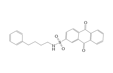 9,10-dioxo-N-(4-phenylbutyl)-9,10-dihydro-2-anthracenesulfonamide
