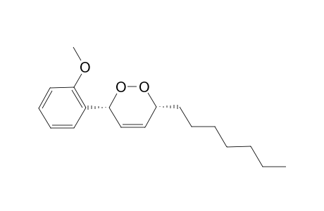 (3R,6R)-3-Heptyl-6-(2'-methoxyphenyl)-3,6-dihydro-1,2-dioxine
