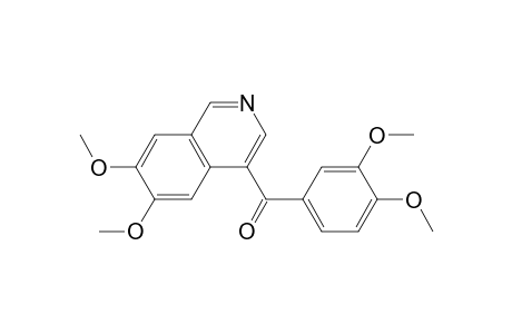 (6,7-dimethoxy-4-isoquinolinyl)-(3,4-dimethoxyphenyl)methanone