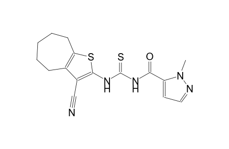 N-(3-cyano-5,6,7,8-tetrahydro-4H-cyclohepta[b]thien-2-yl)-N'-[(1-methyl-1H-pyrazol-5-yl)carbonyl]thiourea