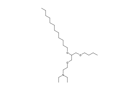 2-[3-BUTOXY-2-(DODECYLOXY)PROPOXY]TRIETHYLAMINE