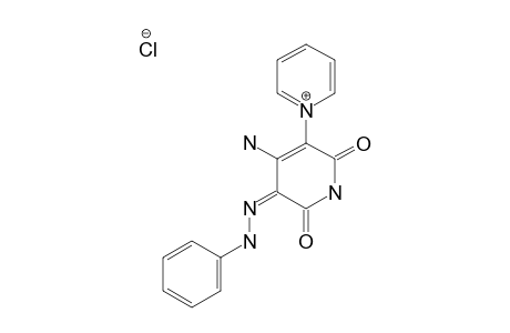 5-PHENYLHYDRAZONO-4-AMINO-2,6-DIOXO-1,2,5,6-TETRAHYDRO-PYRID-3-YL-PYRIDINIUMCHLORIDE