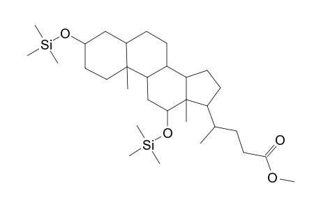 Cholan-24-oic acid, 3,12-bis[(trimethylsilyl)oxy]-, methyl ester, (3.alpha.,5.beta.,12.alpha.)-