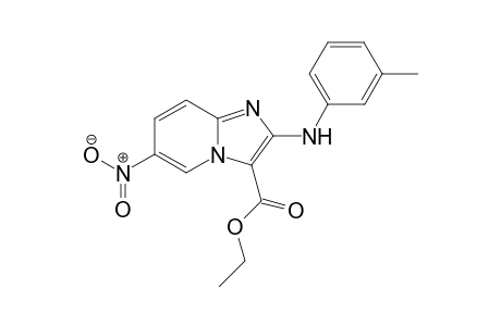 Ethyl 2-(3-methylphenyl)amino-6-nitroimidazo[1,2-a]pyridine-3-carboxylate