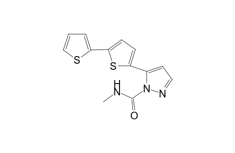 N-methyl-5-(5-thiophen-2-yl-2-thiophenyl)-1-pyrazolecarboxamide