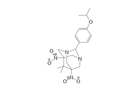 2-(4-isopropoxyphenyl)-6,6-dimethyl-5,7-dinitro-1,3-diazatricyclo[3.3.1.1~3,7~]decane