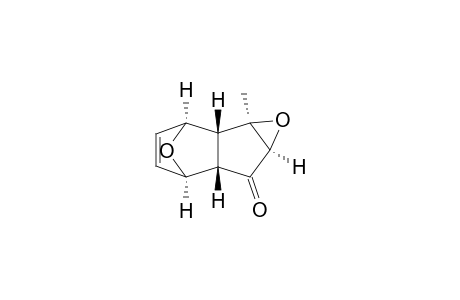 2,5-Epoxy-6H-indeno[1,2-b]oxiren-6-one, 1a,1b,2,5,5a,6a-hexahydro-1a-methyl-, (1a.alpha.,1b.beta.,2.alpha.,5.alpha.,5a.beta.,6a.alpha.)-