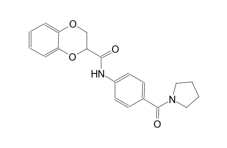 1,4-benzodioxin-2-carboxamide, 2,3-dihydro-N-[4-(1-pyrrolidinylcarbonyl)phenyl]-