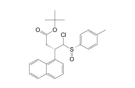 (3S*,4R*,sS*)-tert-Butyl 4-chloro-3-(1-naphthyl)-4-(p-tolylsulfinyl)butyrate
