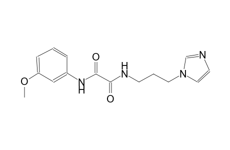 N~1~-[3-(1H-imidazol-1-yl)propyl]-N~2~-(3-methoxyphenyl)ethanediamide