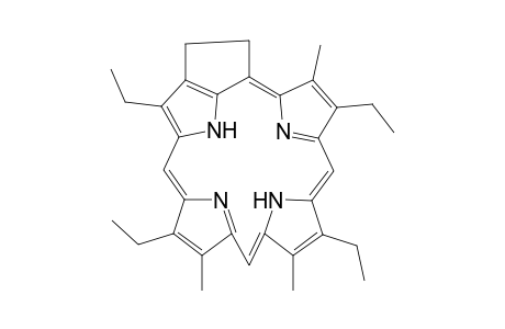 3(1),5(1)-cyclo-7,13,17-trimethyl-2,8,12,18-tetraethyl-21H,23H-porphin